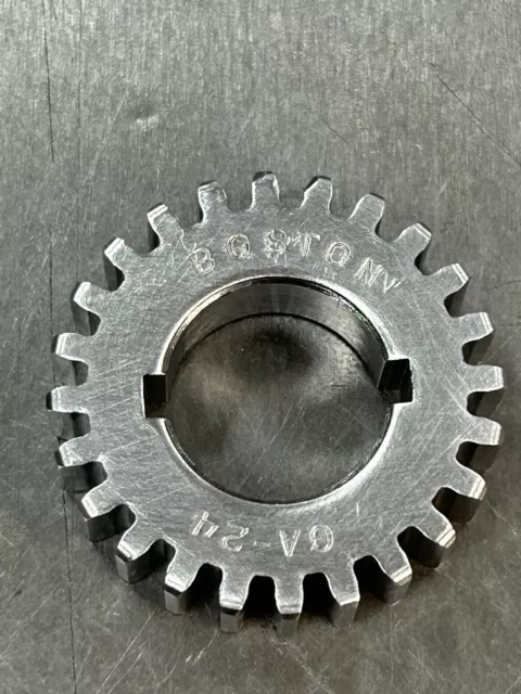 Qty 1 Boston Gear Ga24 Steel Change Gear 20 Pitch 24 Teeth 5/8” Bore