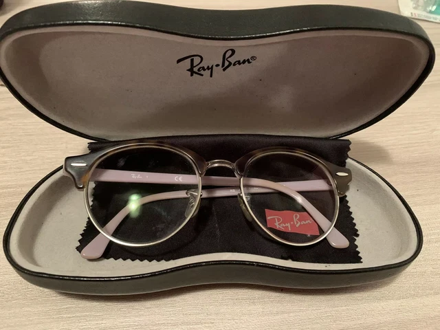 Occhiali da Vista Ray-Ban RB 4246-V Clubround 5240 Havana su Opale Viola Cal.49