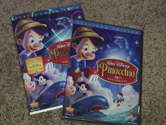 New DVD: Pinocchio Walt Disney, 70th Anniversary/Platinum Edition 2-Disc Sealed