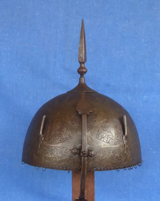 Islamic Indo-Persian Kulah-Khud Helmet - early 1800's