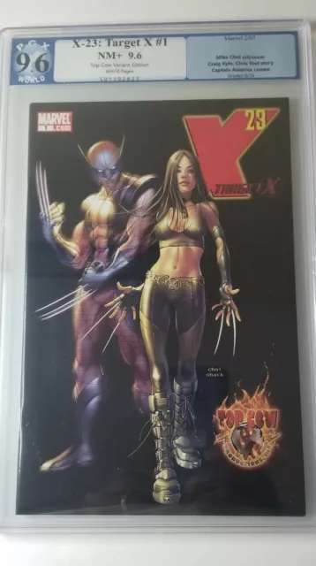 X-23 Target X #1 PGX 9.6 Top Cow Variant Choi 2007 marvel comics Rare