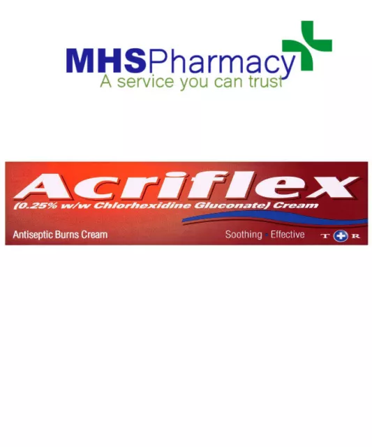 Acriflex Burns Antiseptic Cream-30 gm Tube - Works Intensive Soothing & Healing