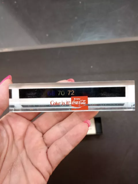 Vintage Coca-cola Digital Desk Thermometer New In Box. Estate Sale