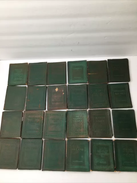 Little Leather Library Lot of 24 Books Vintage 1920s Wilde, Shakespeare, DoyleA2