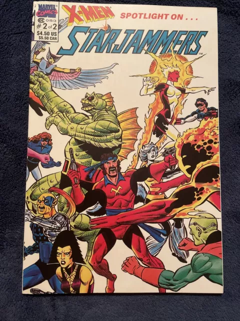 X-Men Spotlight on Starjammers Issue #1 And #2 1990, Marvel)