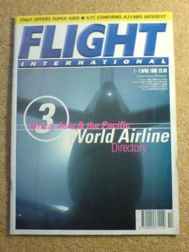 FLIGHT INTERNATIONAL #4619 - AIRLINE DIRECTORY 3 - 1 Apr 1998