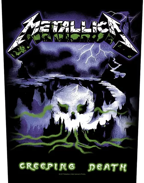 Metallica Creeping Death giant sew-on back patch   360mm x 300mm  (rz)