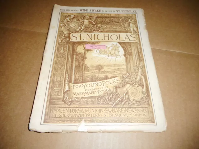 SEPT 1893 ST NICHOLAS magazine