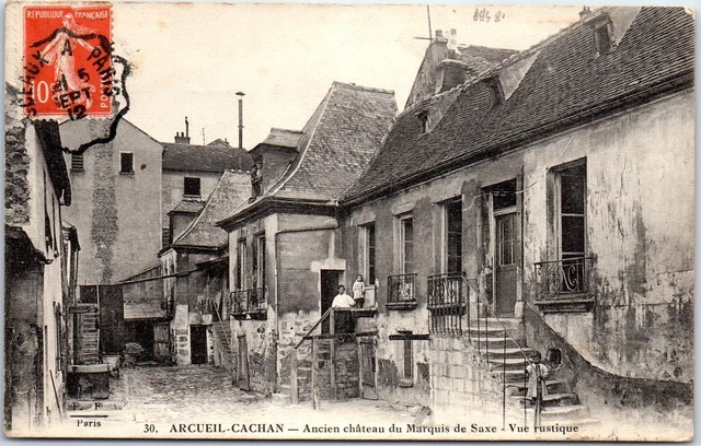 94 ARCUEIL CACHAN - ancien chateau de saxe, vue rustique