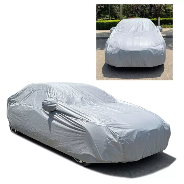 Outdoor Full Car Cover Waterproof Dustproof UV Resistant All Weather Protect zx