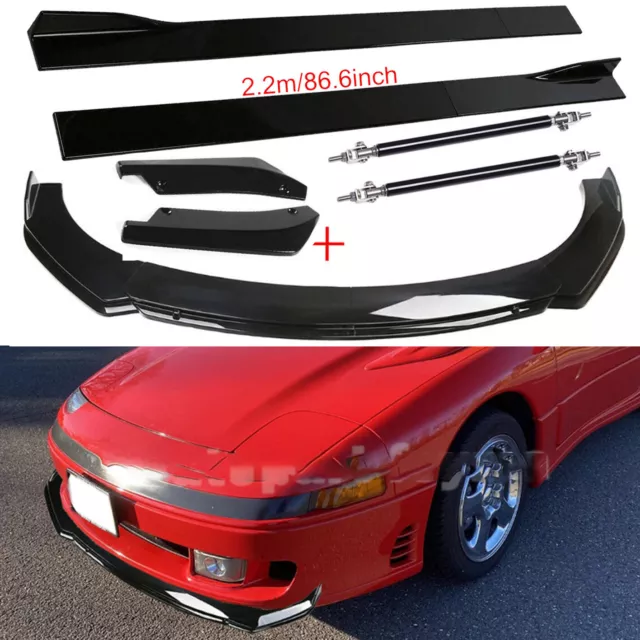 For Mitsubishi 3000GT Front Bumper Lip Spoiler Splitter+Side Skirts+Rear Lip