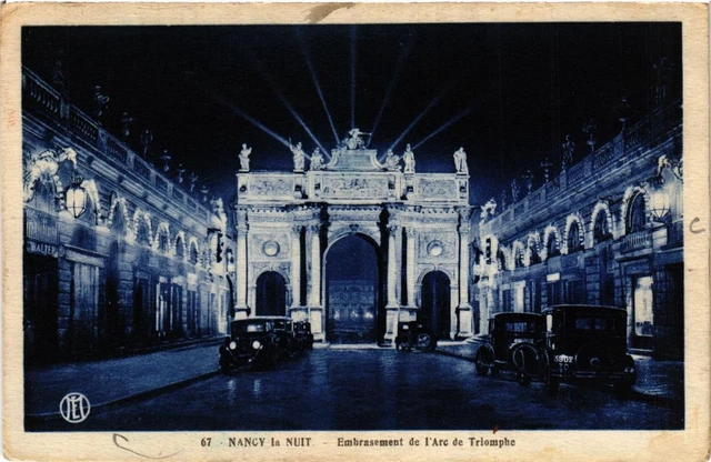 CPA NANCY Fire of the Arc de Triomphe (680558)