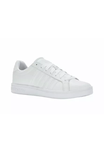 K-SWISS - COURT TIEBREAK - Klassischer Sneaker Clean Weiß - Gr. 42 - NEU