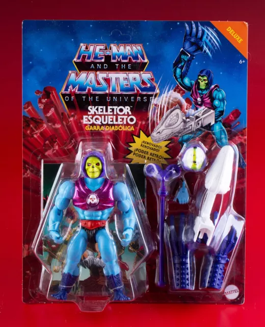 Masters of the Universe MOTU Origins Terror Claws Skeletor Latin Doppellogo MOC