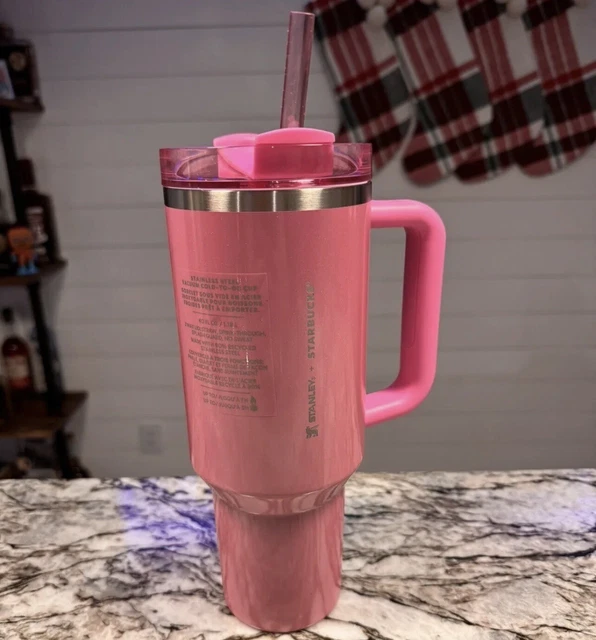 STANLEY X STARBUCKS Exclusive 2025 Pink 40oz Tumbler NEW Early Release