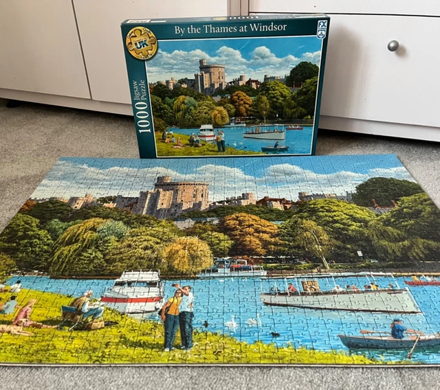 1000 PC FX Schmid Jigsaw Puzzle BY THE THAMES AT WINDSOR - 70 x 50cm ...