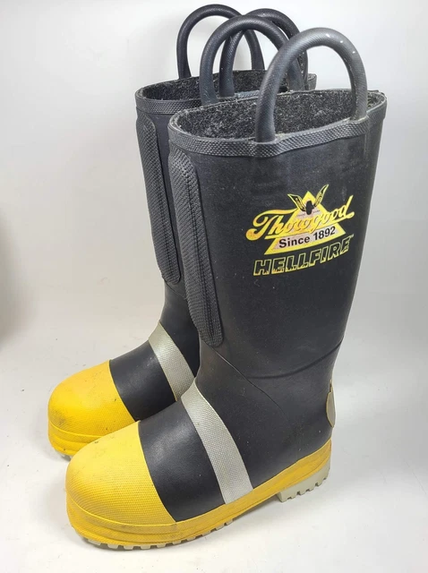 Thorogood Hellfire Structural And Hazmat Boots 807-6003 Size 5