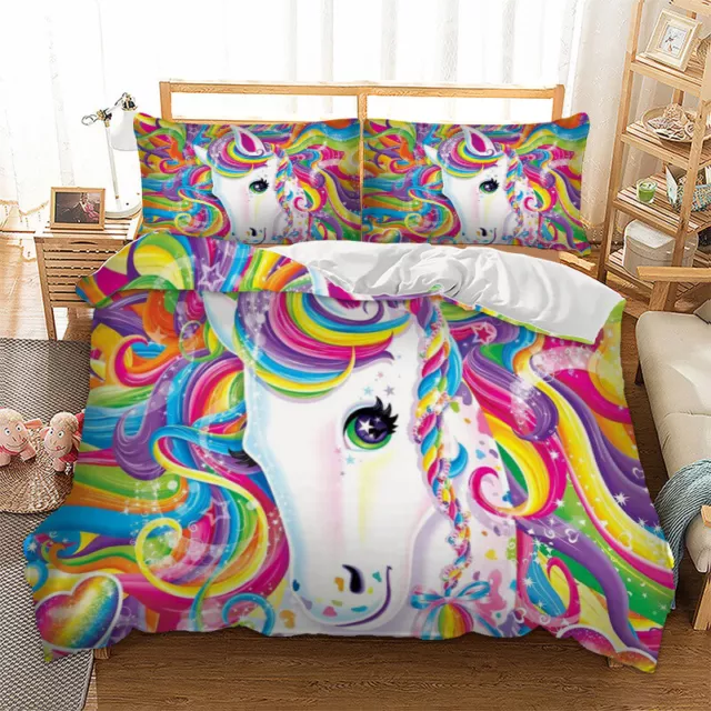 3D Print Duvet Covers Animal Bedding Set With Pillowcase Single Double King New