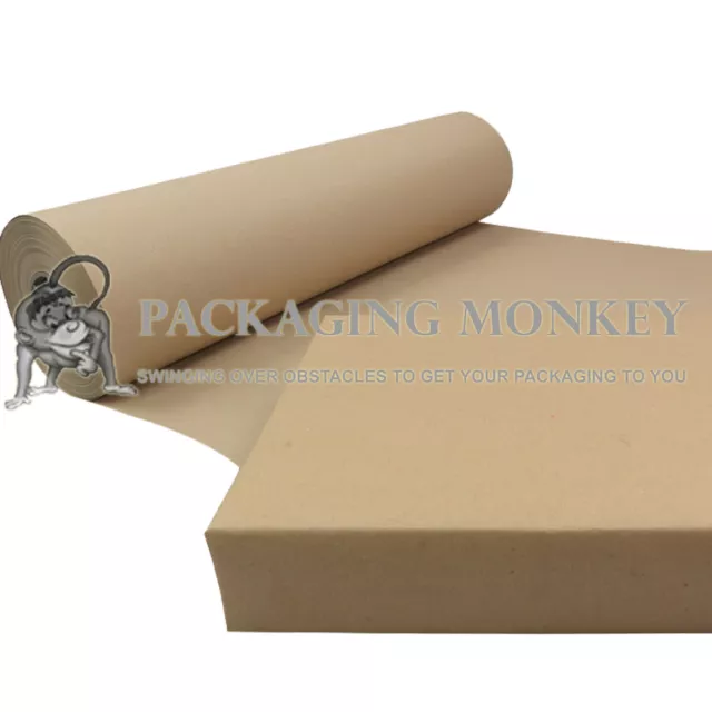 600mm x 50M HEAVY DUTY STRONG WRAPPING BROWN KRAFT PAPER ROLL *50 METRES*