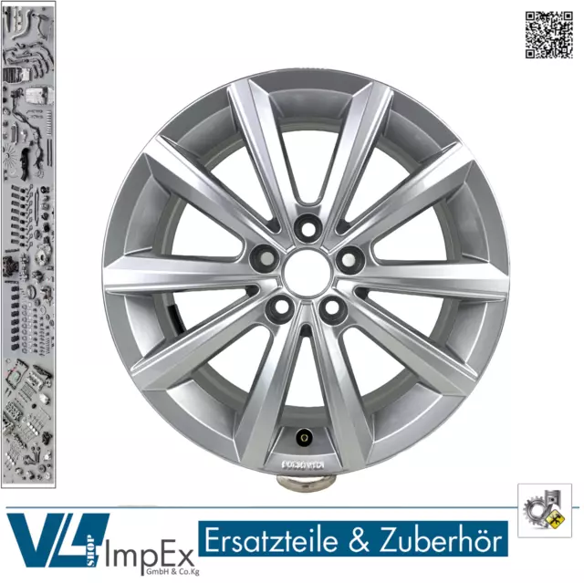 Cerchi in Lega 7,5Jx17 pollici ET36 LK100 8X0601025AT 4EE Taglio Diamante Originale Audi A1