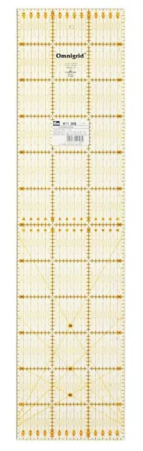 Patchworklineal Universal Lineal  Patchwork Schablone15 x 60 cm