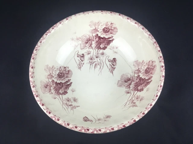 Faience Porcelaine Cristaux E Bourgeois Prix GRANDE VASQUE DE toilette ancienne faïence E.Bourgeois EUR 25,00