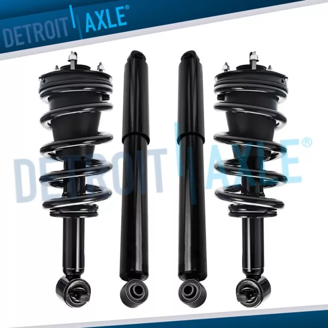 Front Struts & Spring Rear Shocks for 2014-2018 Chevy GMC Silverado Sierra 1500