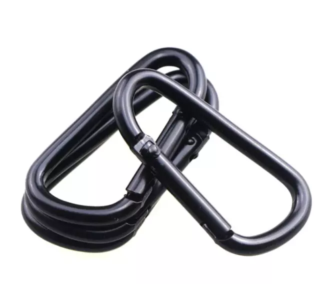 Carabiner Clip Snap Hook Small Key Ring Camping Sports Karabiner 20x 10x 5x - UK