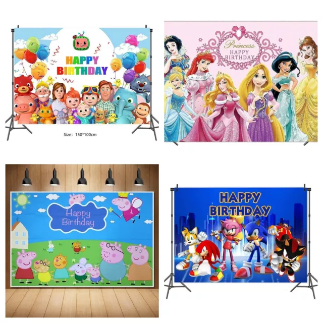 Theme Birthday Party Photography Background Backdrop Photo Studio Decorations uk