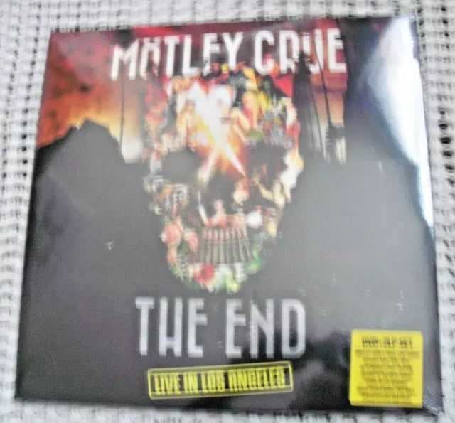 Motley Crue.the End.live. Versiegelt. Doppelt, Vinyl.album.dvd-Set.pc. Heavy Metal. Rock.