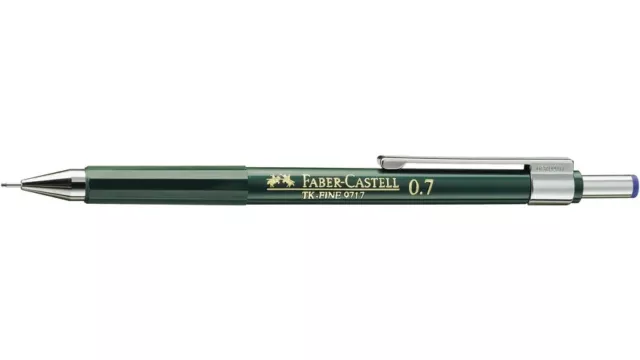 Faber Castell Druckbleistift TK®-FINE 9719 0,7mm dunkelgrün 5 Stück
