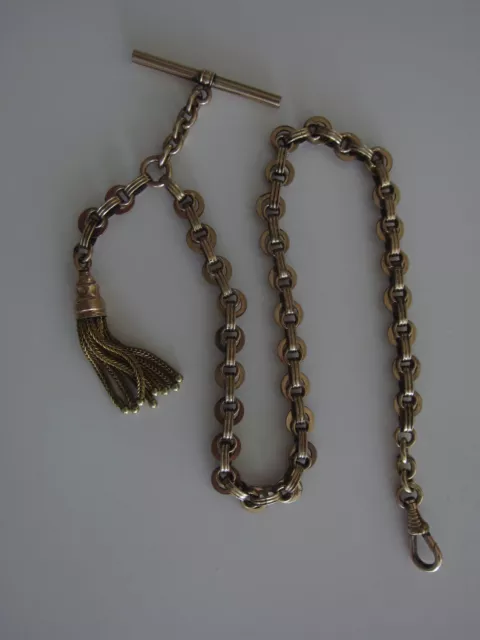 Chatelaine, Uhrenkette, Uhrkette vergoldet, Kette für eine Taschenuhr Chatelaine, Uhrenkette, Uhrkette vergoldet, Kette für eine Taschenuhr