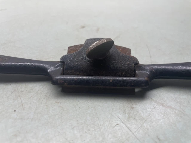 STANLEY Tool (No. 64) Light Flat Bottom Straight Arm Spokeshave Vintage Woodwork 2
