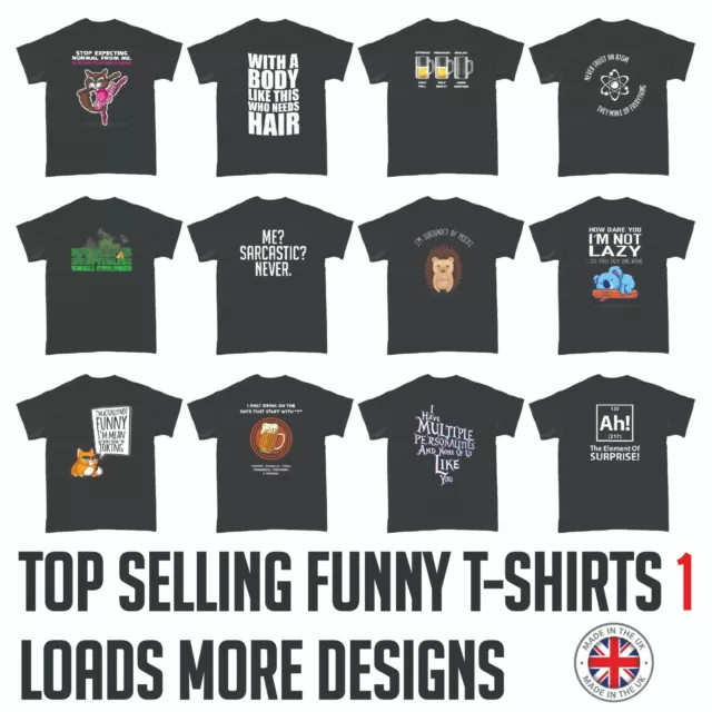 Mens Funny T-Shirts novelty t shirts joke t-shirt clothing birthday tee gift 1