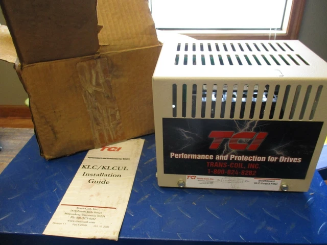 Tci Klc Output Filter Klc16Be 3 Phase 60Hz 600V Max 16A Max #512853T Nib