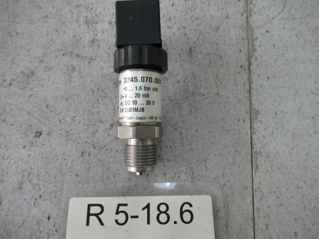 TECSIS WIKA 3245.070.001 Pression Emetteur 0 1,6 Espèces 10-30 Vdc 1/2''