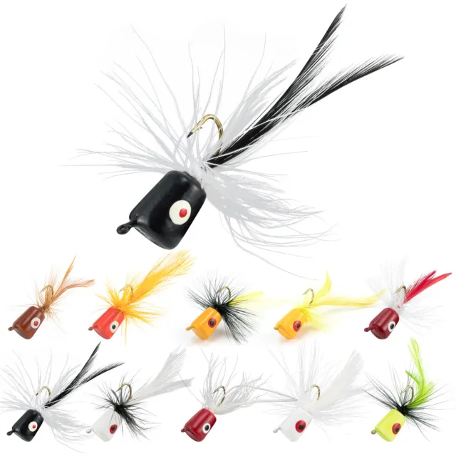 FISHING LURE FLY rod size top water popper lure from Rebel for Bass  fishing. $8.99 - PicClick