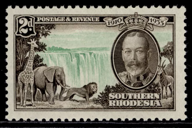 SOUTHERN RHODESIA GV SG32, 2d emerald & sepia, M MINT.
