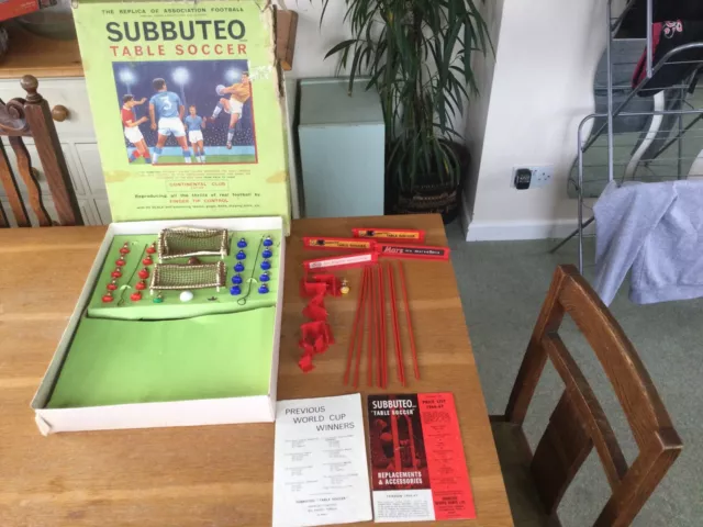 subbuteo table soccer continental club edition