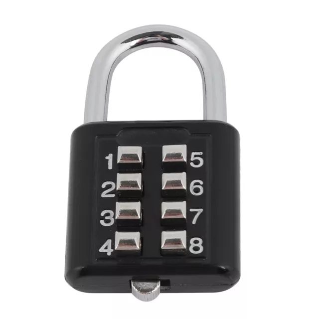 8 Digit Combination Code Padlock Security Password Lock For Travel Suitcase OBF