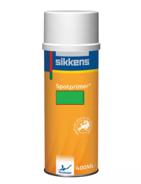 Sikkens Fondo Spray Spot Primer 400 Ml. Colore Verde Profess. Da Carrozzeria