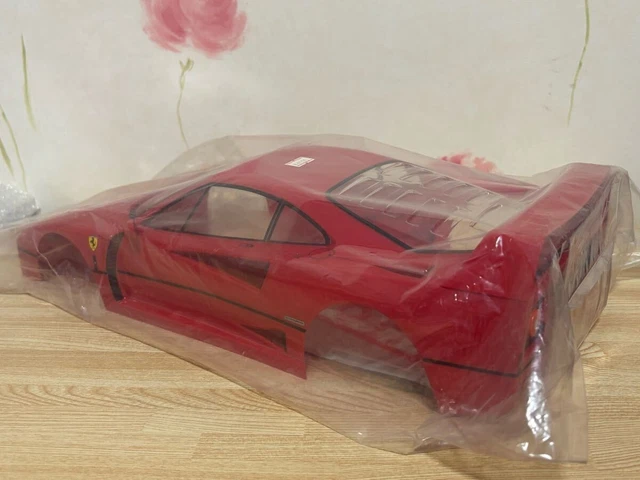 1/10 TAMIYA FERRARI F40 Manufacturer With Spare Sticker And Wing Radio ...