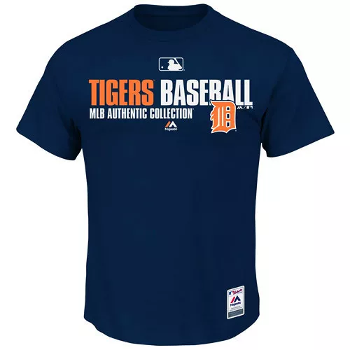 T-shirt MLB Detroit Tigers squadra di baseball maglia preferita collezione autentica