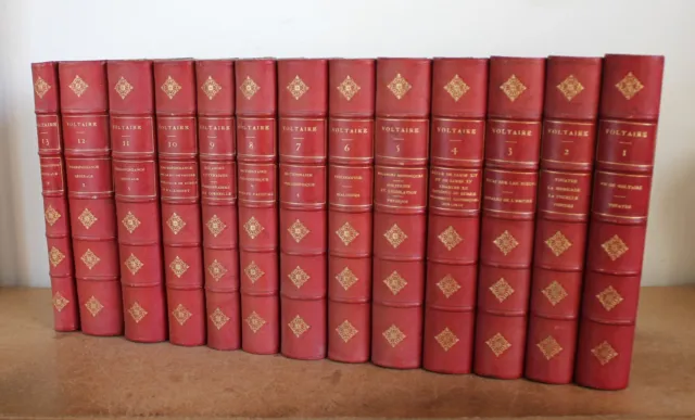 Oeuvres complètes de Voltaire 1867/9 13 tomes COMPLET