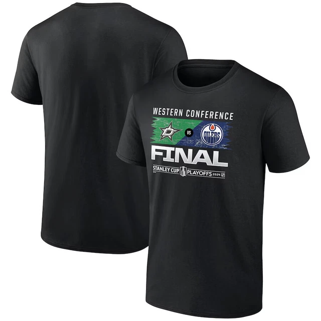 DALLAS STARS VS. Edmonton Oilers Black 2024 Western Conference Finals