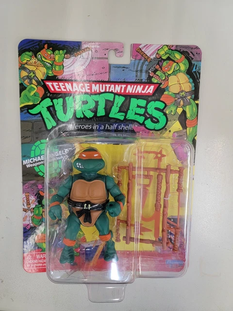 Teenage Mutant Ninja Turtles Michelangelo Retro Playmates 5" Action Figure TMNT!