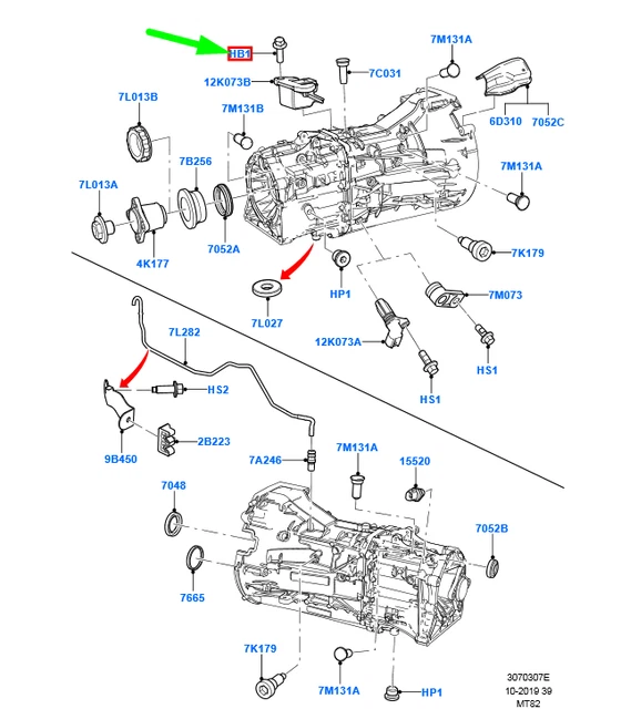 FORD RANGER T6 MK1 Camshaft Position Sensor Bolt 1712903 NEW GENUINE £