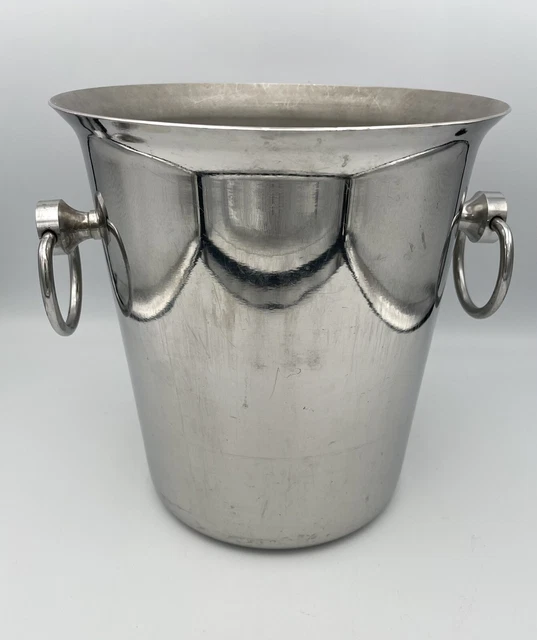 Seau à Champagne Couzon - Inox 18/10 - Rafraîchisseur à Glaçons - Occasion France