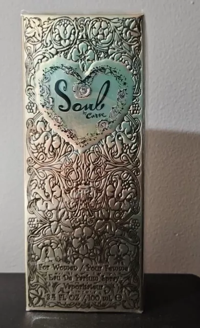Curve Soul by Liz Claiborne Women Perfume 3.4oz -100ml EDP Spray New Sealed