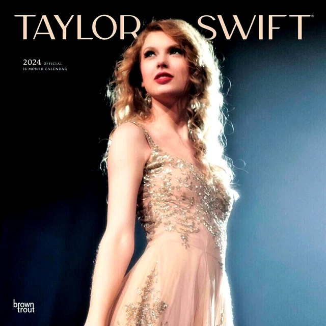 TAYLOR SWIFT OFFICIAL 2024 Wall Calendarbrown trout FAST DELIVERY 16